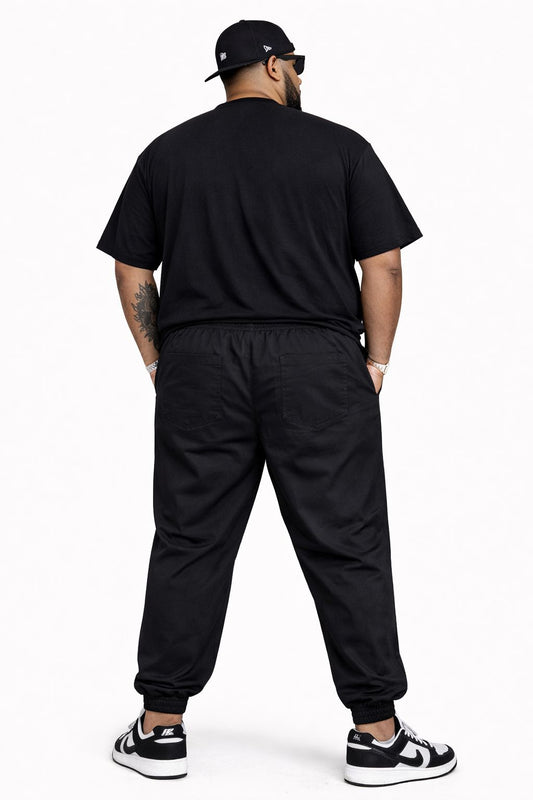 Calça Sarja Elastano Jogger Plus Size Tormenta