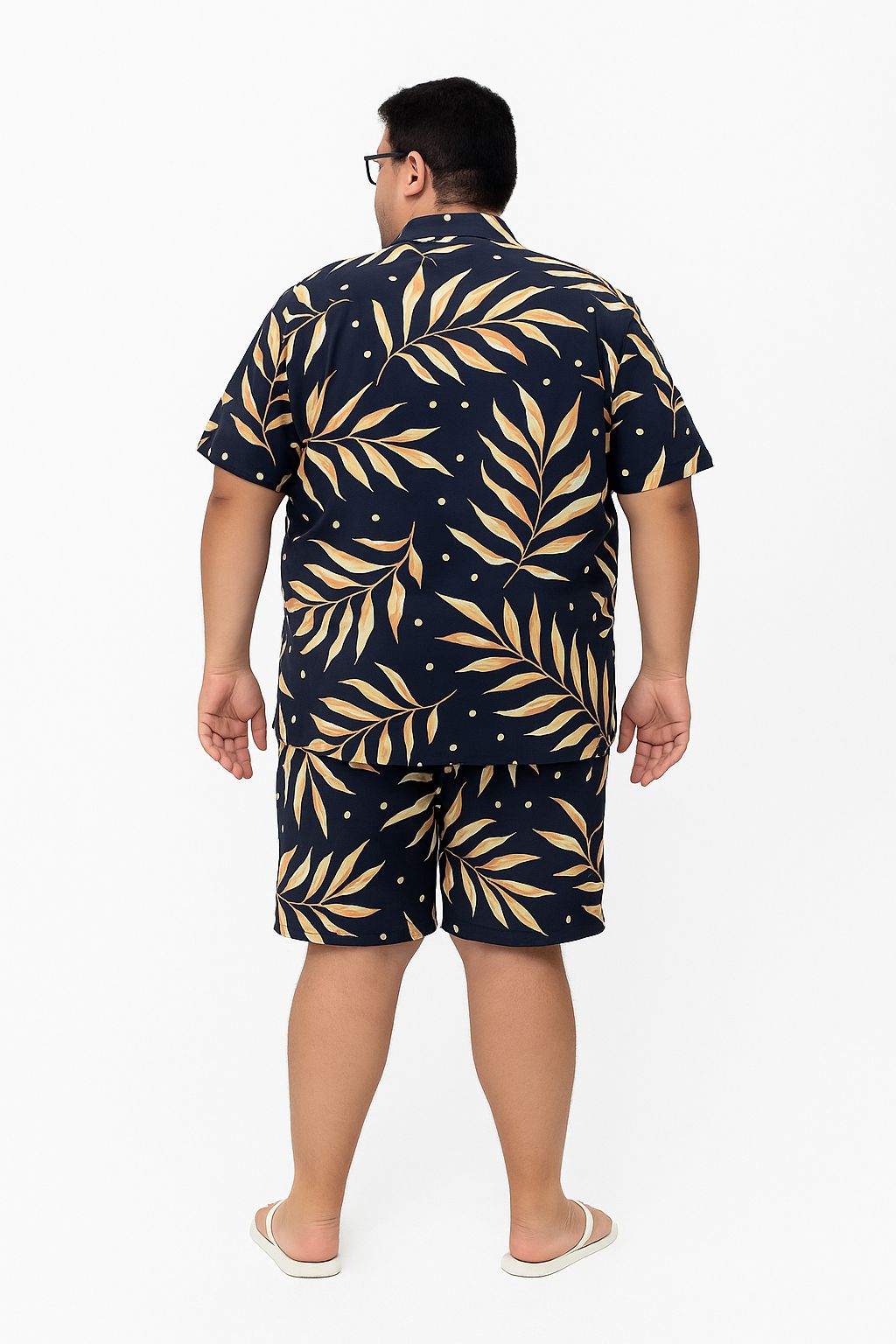 Camisa Elastano Floral Plus Size Tormenta
