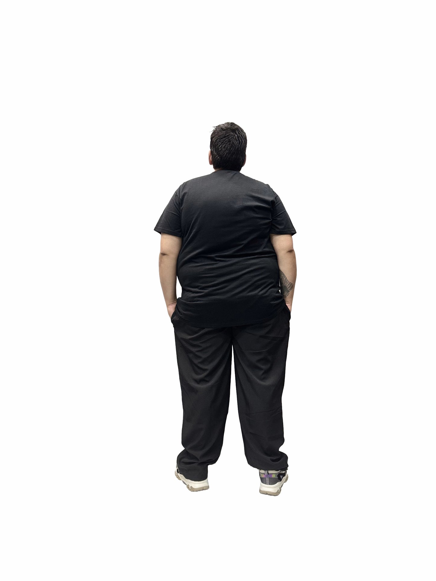 Calça Esportiva Microfibra Plus Size Tormenta Com Zíper