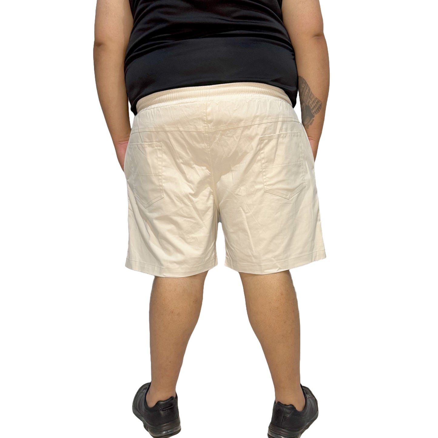 Shorts Sarja Elastano Plus Size Tormenta