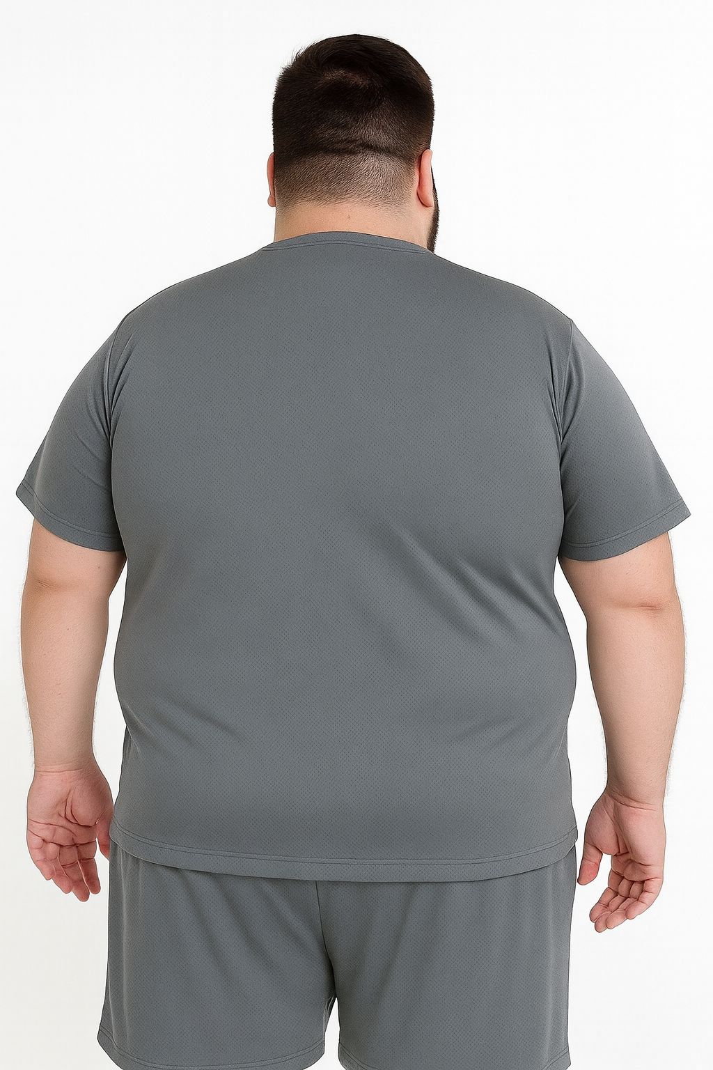 Camiseta Dry-Fit Mesh Plus Size Tormenta