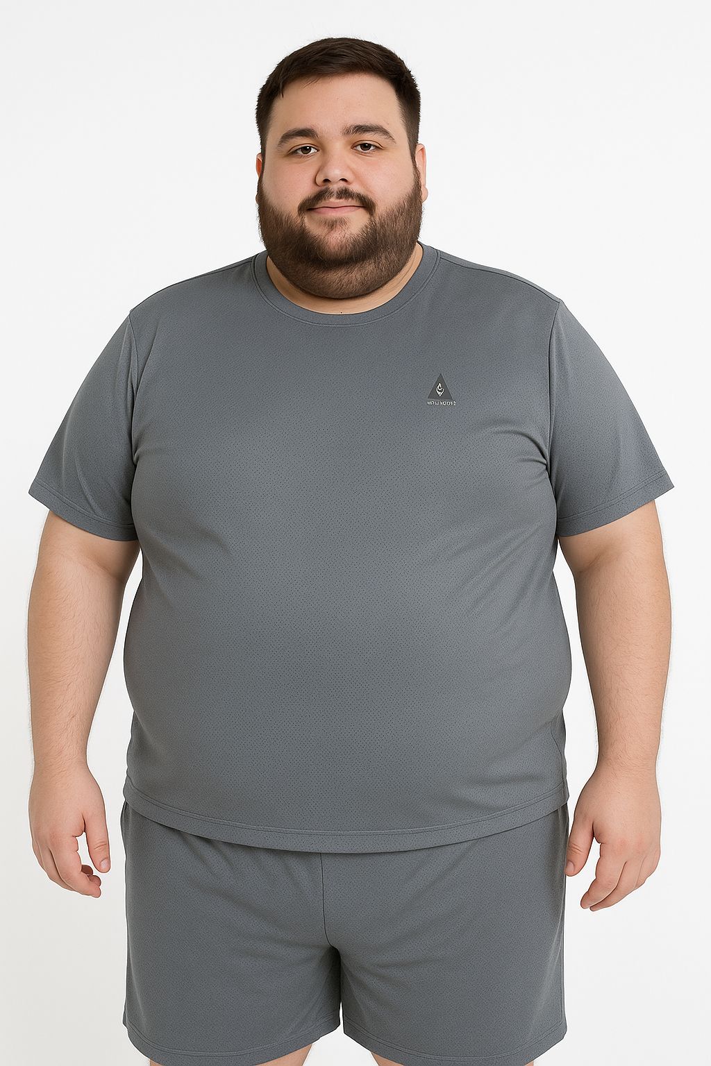 Camiseta Dry-Fit Mesh Plus Size Tormenta