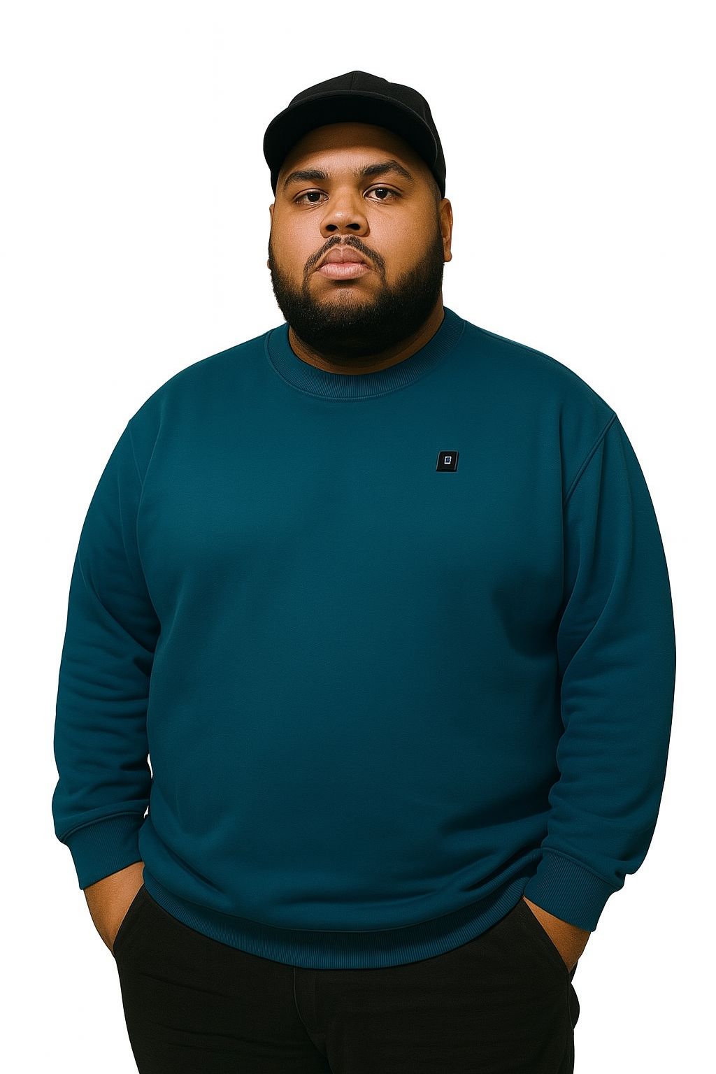 Blusa Moletom Careca Plus Size Tormenta