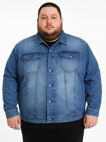 Jaqueta Jeans Plus Size High Flight