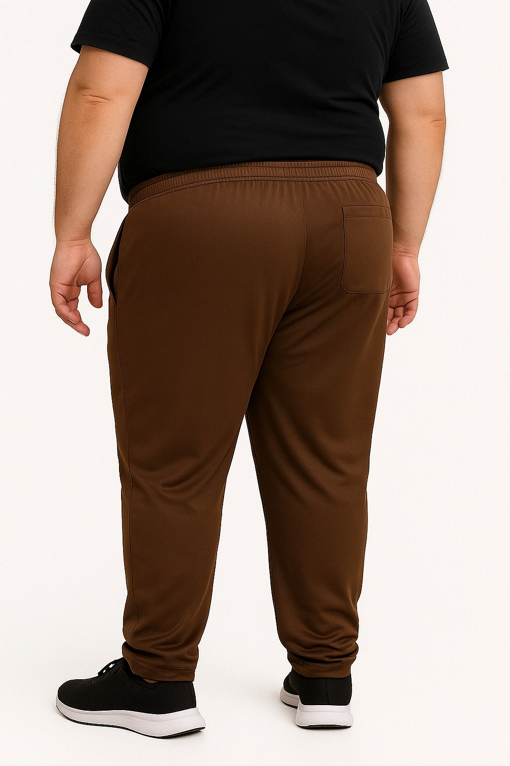 Calça Esportiva Helanca Plus Size Tormenta Com Zíper Lisa