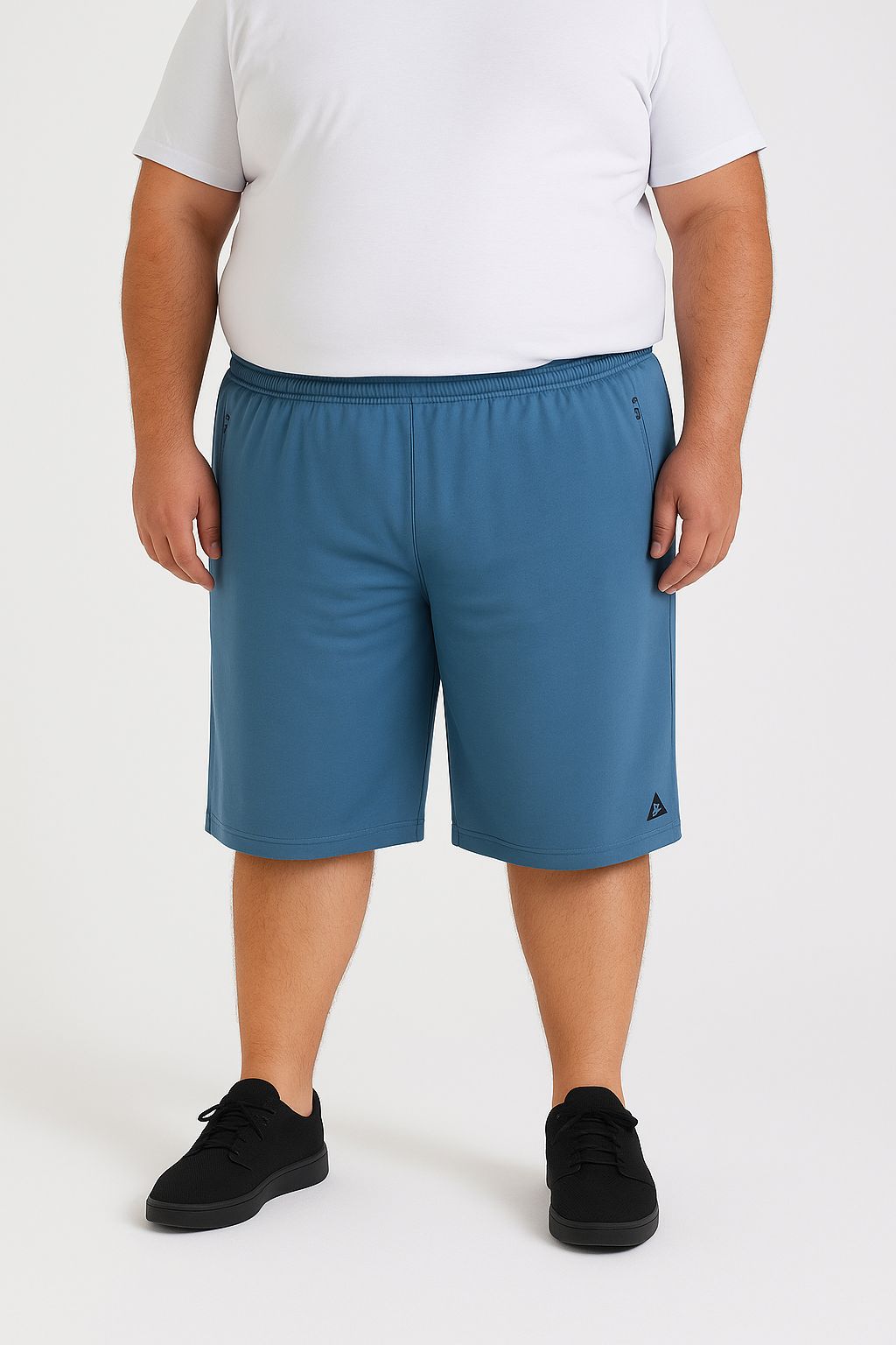 Bermuda Esportiva Helanca Zíper Tormenta