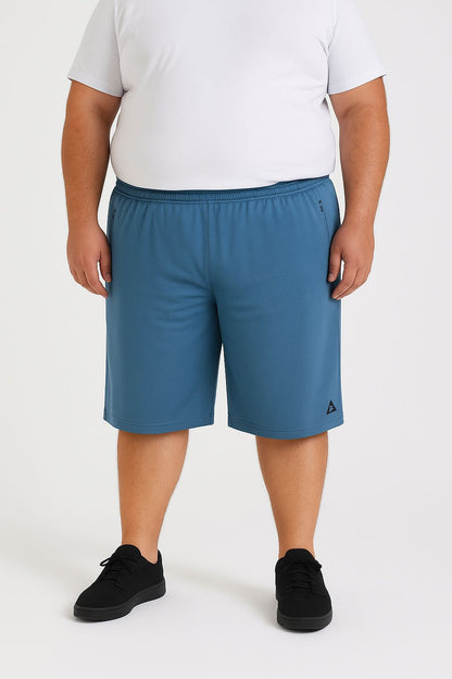 Bermuda Esportiva Helanca Zíper Tormenta