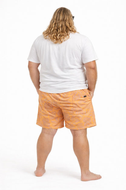 Shorts Tactel Floral Plus Size Tormenta