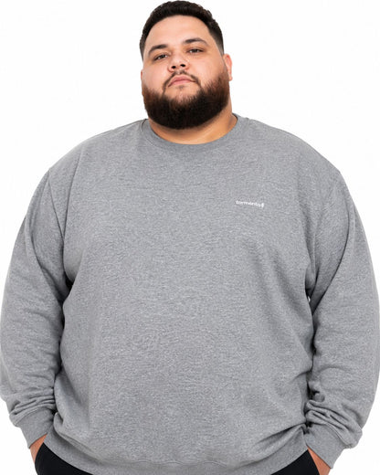 Blusa Moletom Careca Plus Size Tormenta