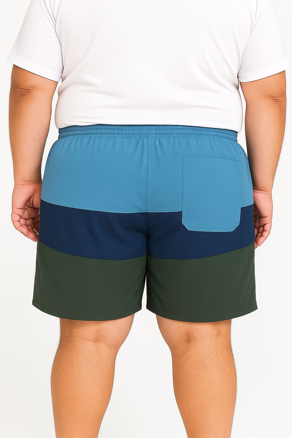 Shorts Tactel Elastano Plus Size Tormenta