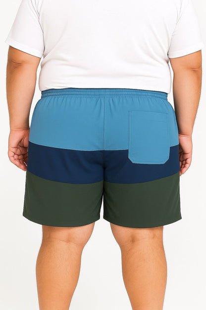 Shorts Tactel Elastano Plus Size Tormenta