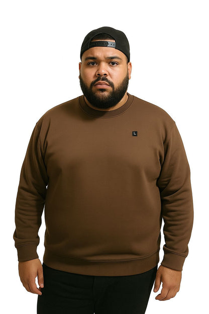 Blusa Moletom Careca Plus Size Tormenta