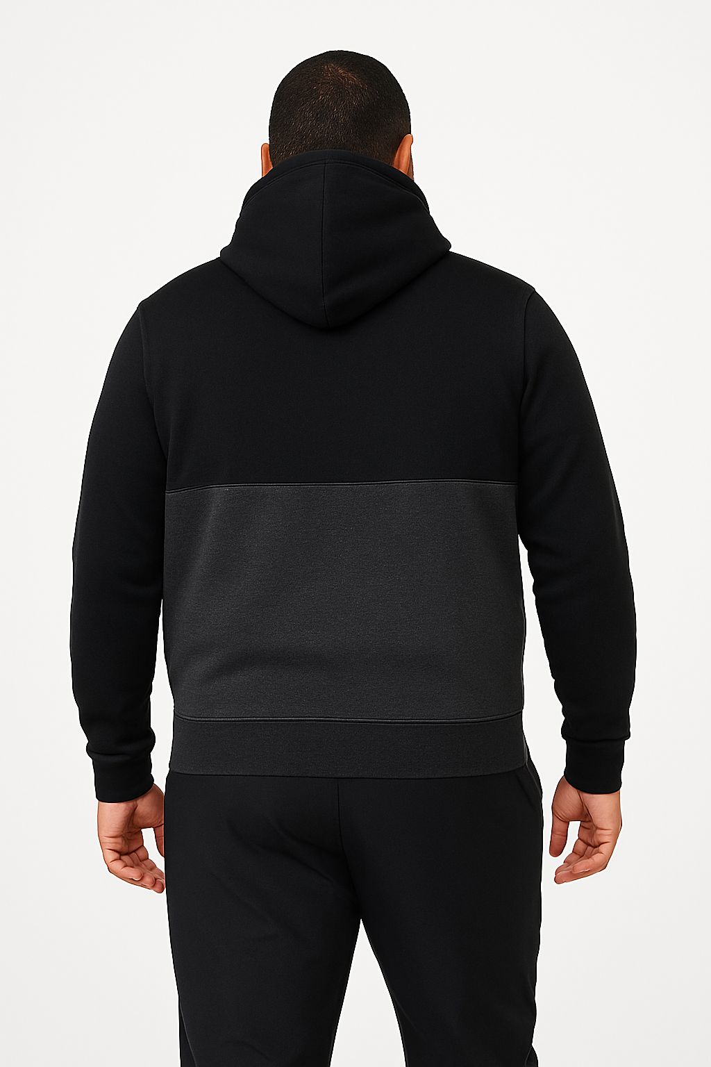 Blusa Moletom Canguru Plus Size Tormenta Com Zíper