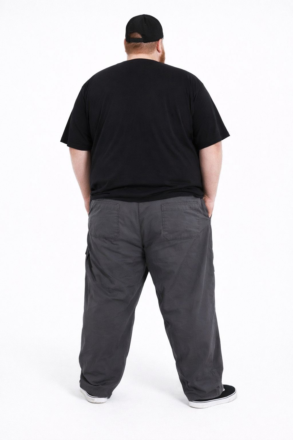 Calça Cargo Sarja Elastano Plus Size Tormenta