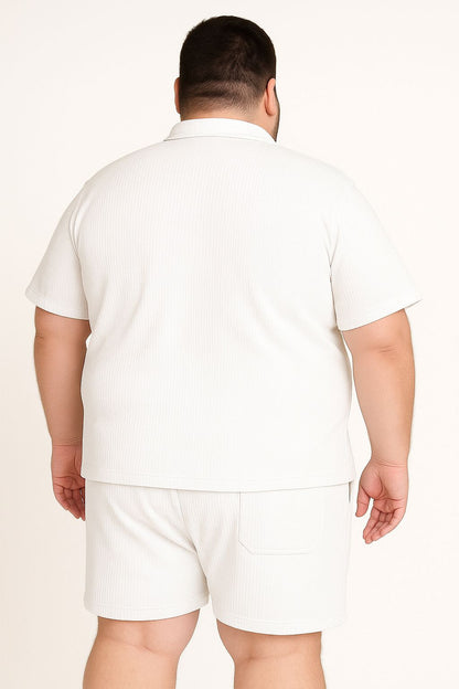 Camisa Waffle Plus Size Tormenta