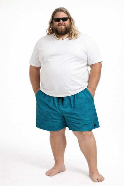 Shorts Tactel Floral Plus Size Tormenta