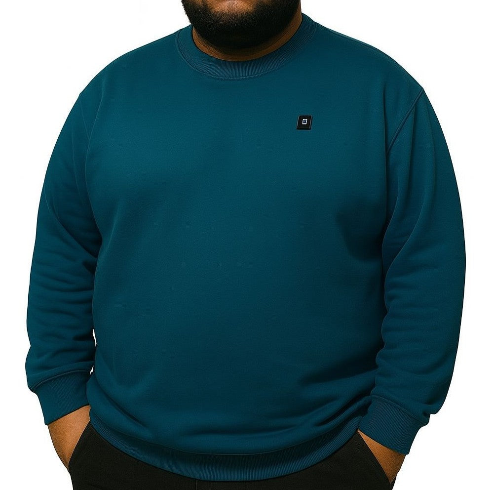 Blusa Moletom Careca Plus Size Tormenta