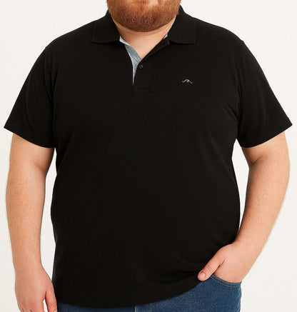 Camiseta Polo Lisa Plus Size Mepase