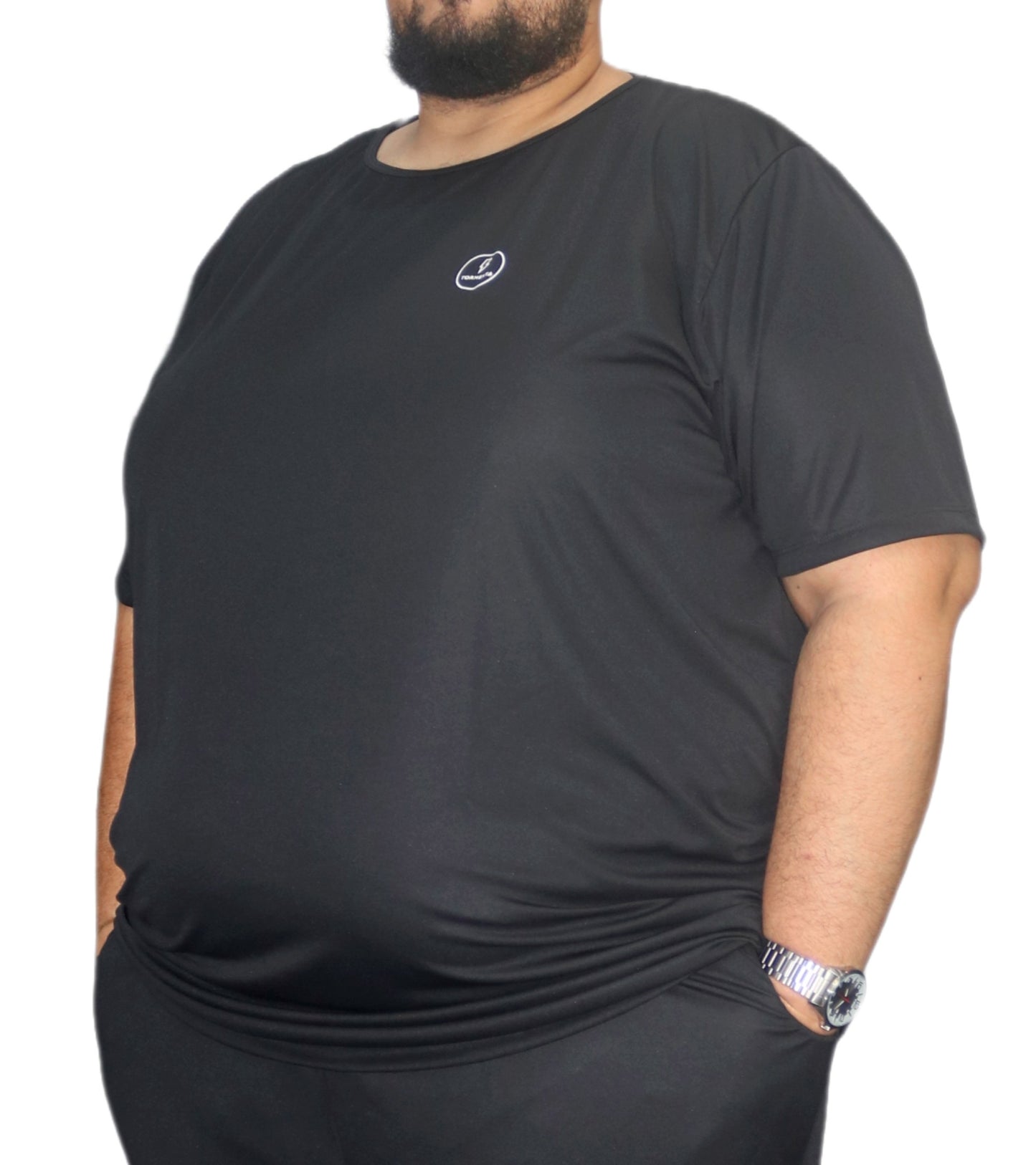 Camiseta Esportiva Dry-Fit Mesh Plus Size Tormenta