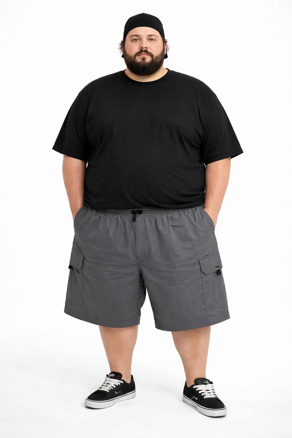 Bermuda Sarja Cargo Plus Size Tormenta