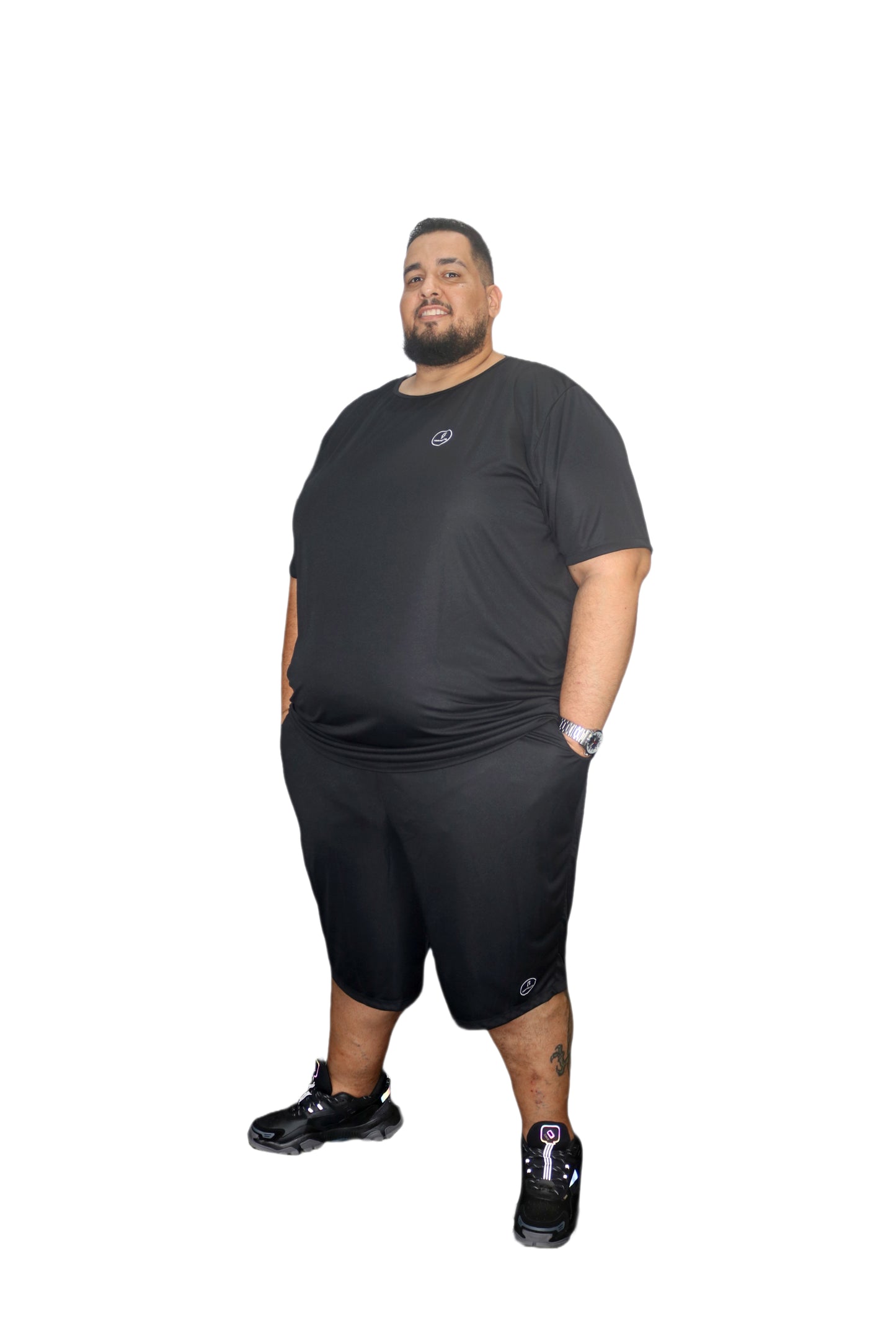 Camiseta Esportiva Dry-Fit Mesh Plus Size Tormenta