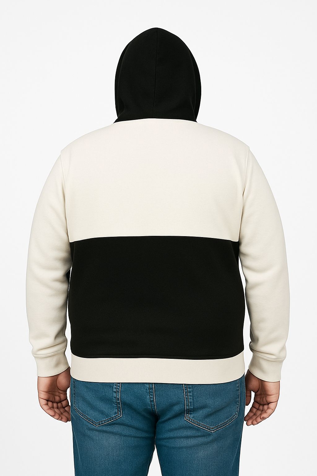 Blusa Moletom Canguru Fechado Plus Size Tormenta