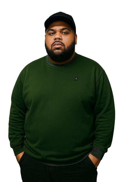 Blusa Moletom Careca Plus Size Tormenta