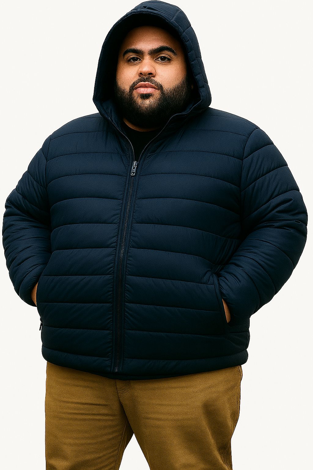 Jaqueta Puffer Plus Size Tormenta