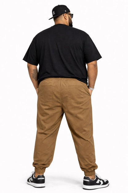 Calça Sarja Elastano Jogger Plus Size Tormenta