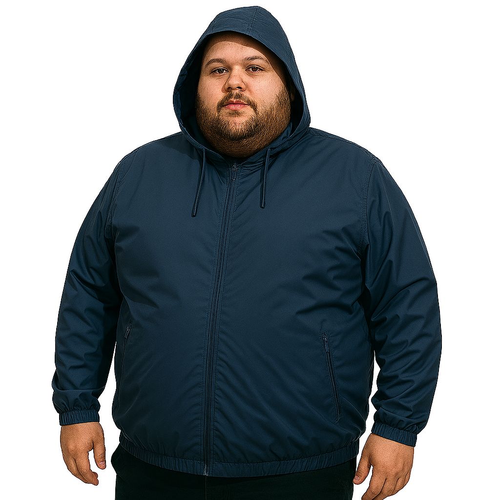 Jaqueta Corta Vento Plus Size Tormenta