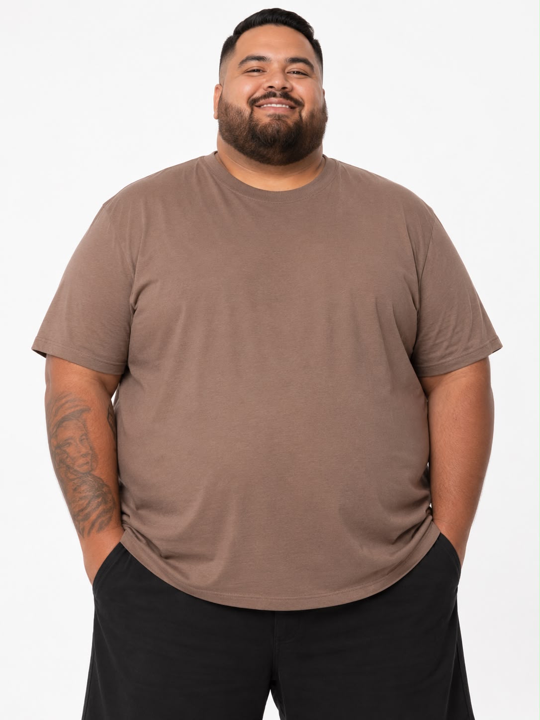 Camiseta Básica Plus Size Tormenta