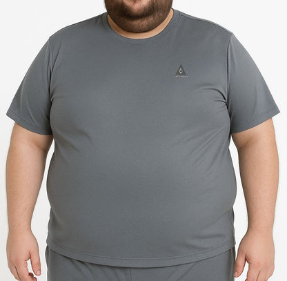 Camiseta Dry-Fit Mesh Plus Size Tormenta