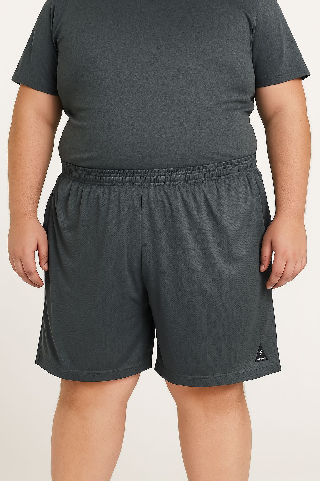 Shorts Dry-fit  Mesh Plus Size Tormenta