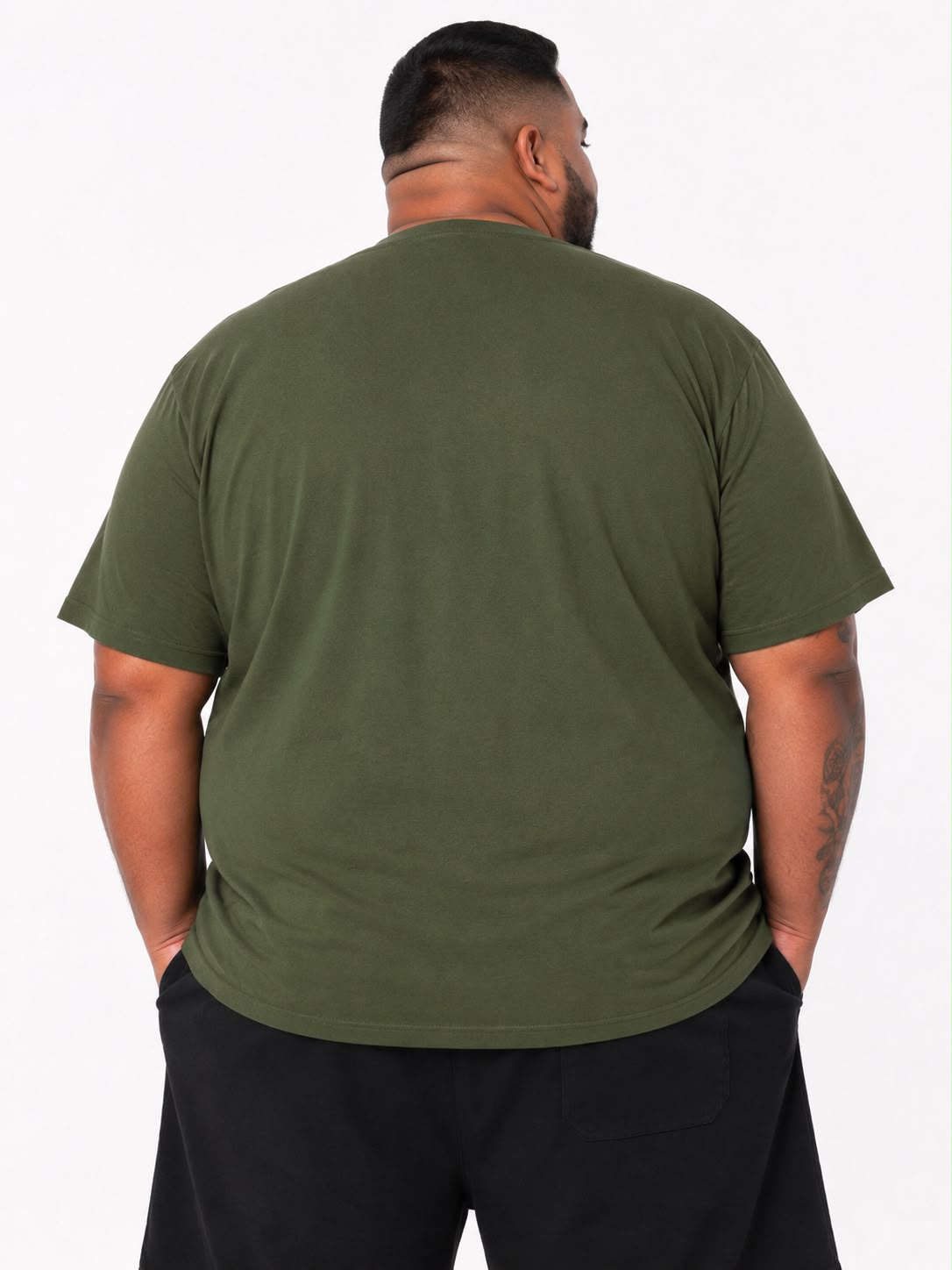 Camiseta Básica Plus Size Tormenta
