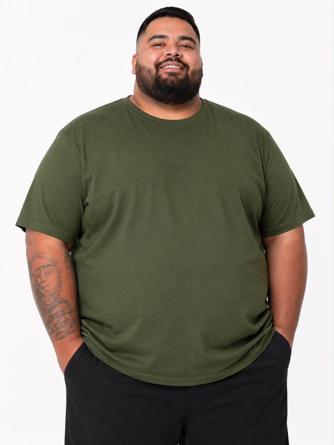 Camiseta Básica Plus Size Tormenta