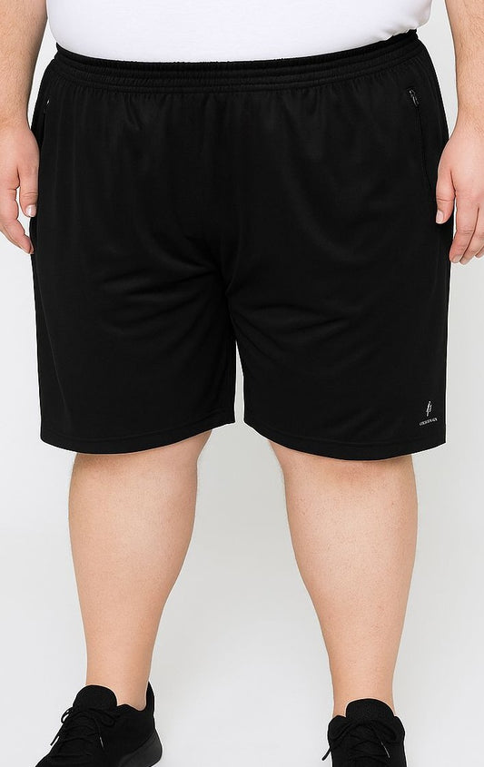 Bermuda Esportiva Helanca Zíper Tormenta