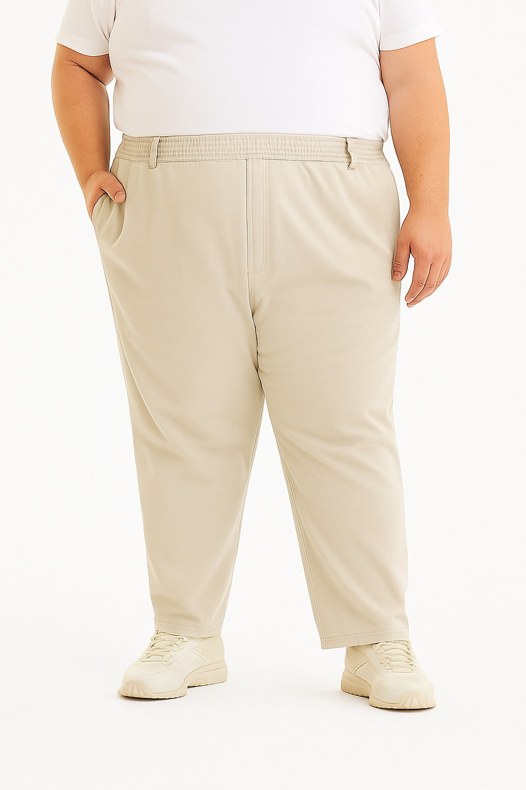Calça Sarja Elastano Plus Size Tormenta