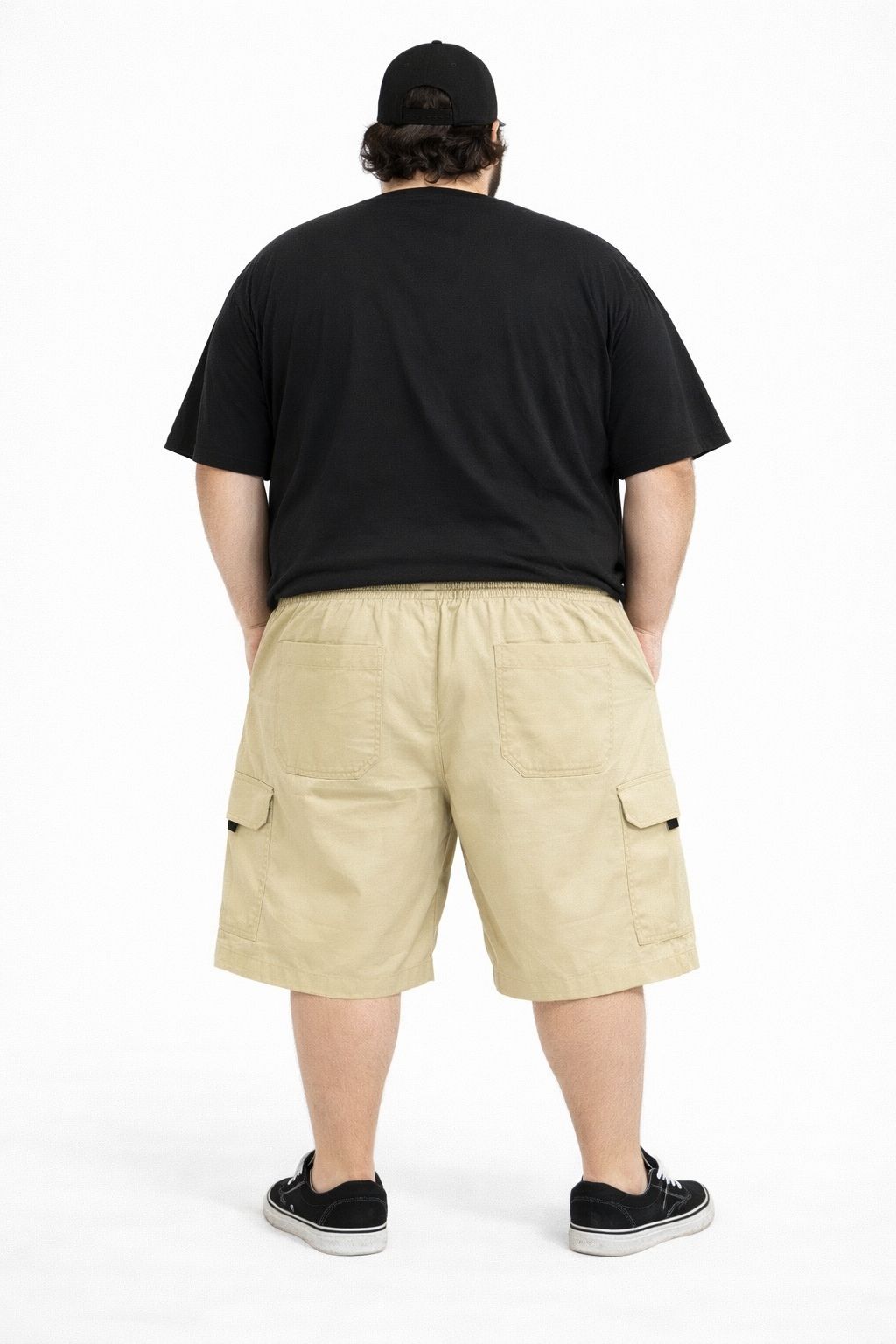 Bermuda Sarja Cargo Plus Size Tormenta