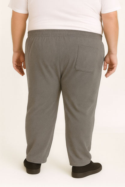 Calça Microfibra Plus Size Tormenta Com Zíper