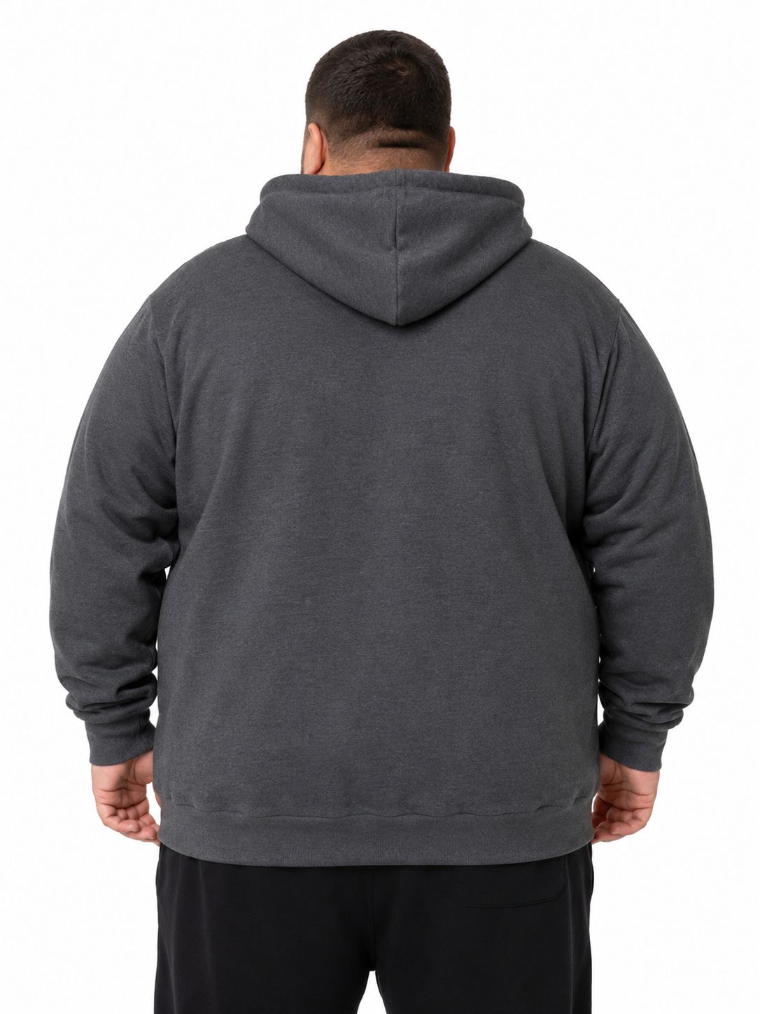 Blusa Moletom Zíper Plus Size Tormenta