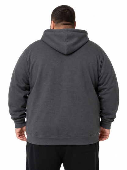Blusa Moletom Zíper Plus Size Tormenta