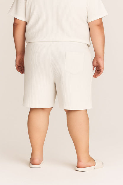 Shorts Waffle Plus Size Tormenta