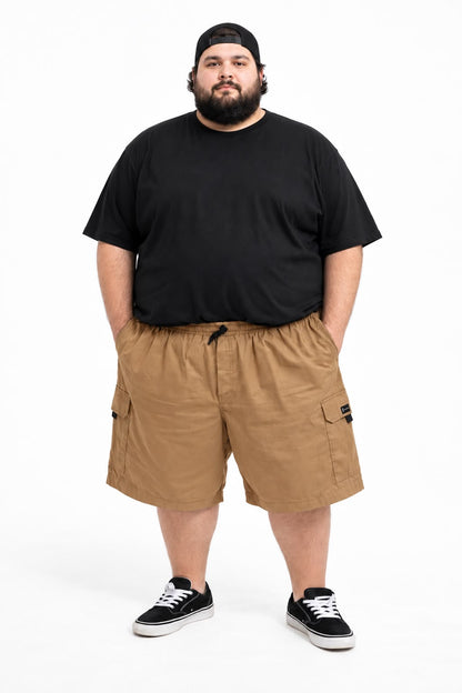 Bermuda Sarja Cargo Plus Size Tormenta