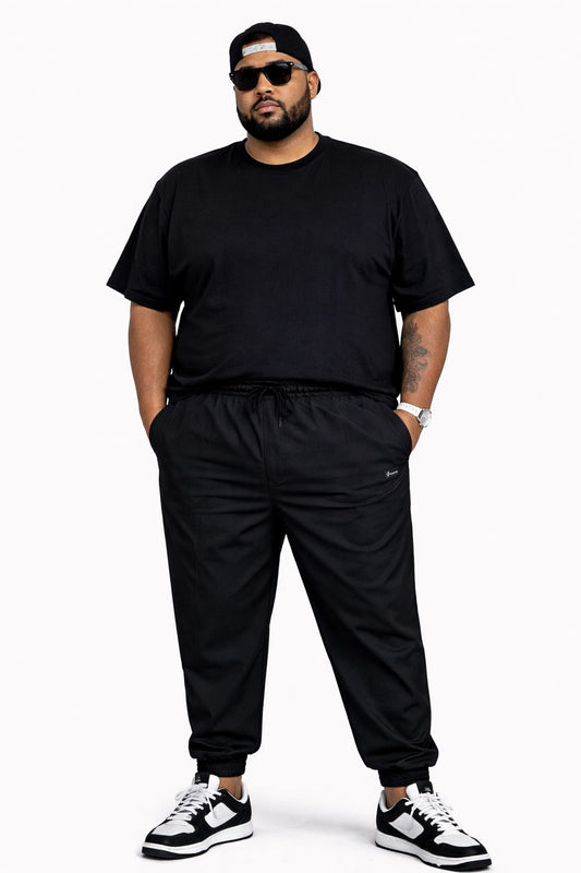 Calça Sarja Elastano Jogger Plus Size Tormenta