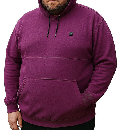 Blusa Moletom Canguru Fechado Plus Size Tormenta