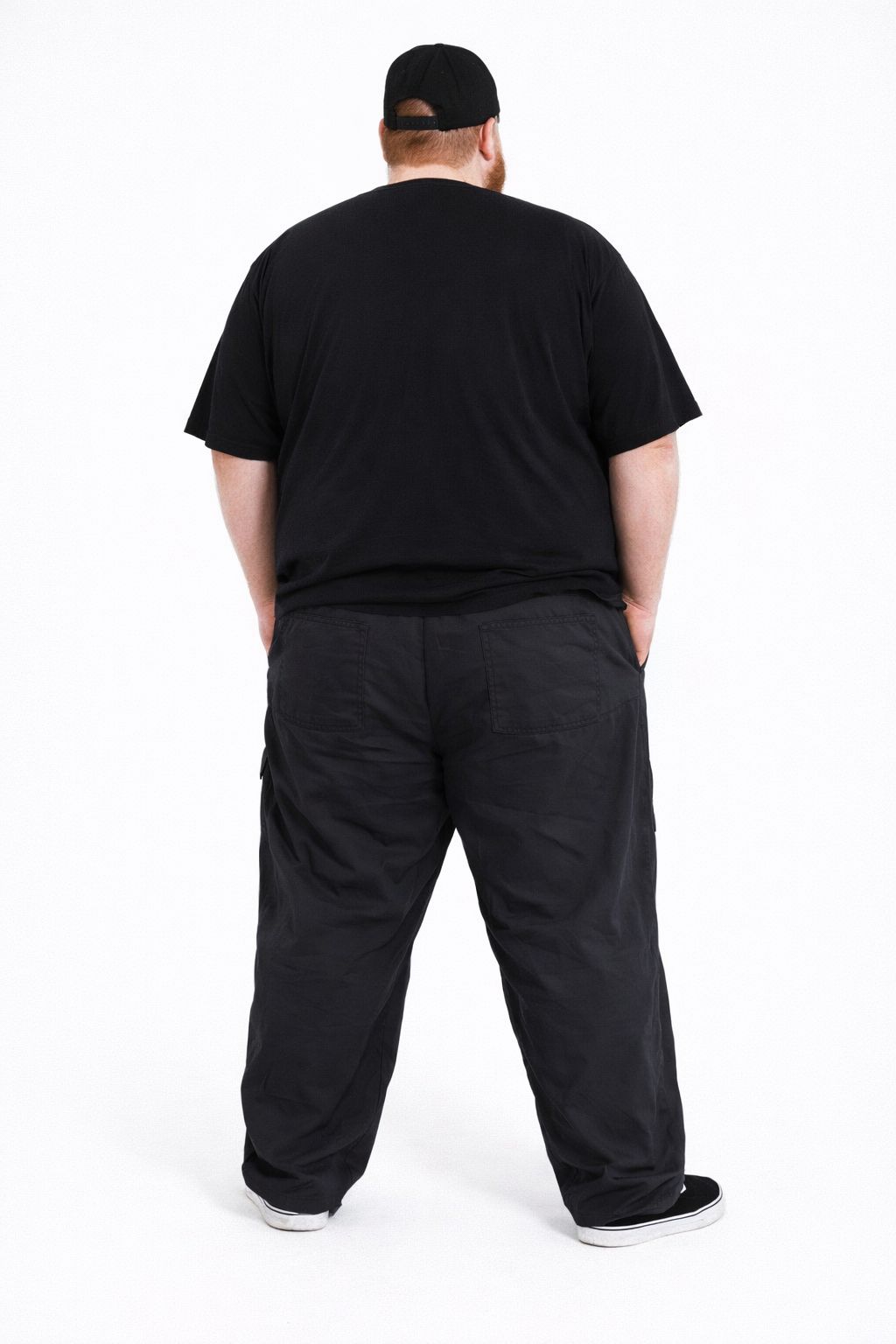 Calça Cargo Sarja Elastano Plus Size Tormenta