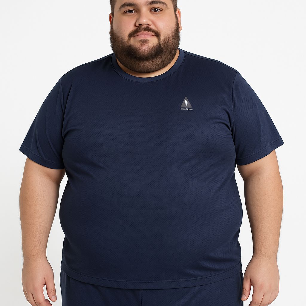Camiseta Dry-Fit Mesh Plus Size Tormenta
