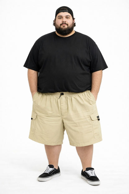 Bermuda Sarja Cargo Plus Size Tormenta