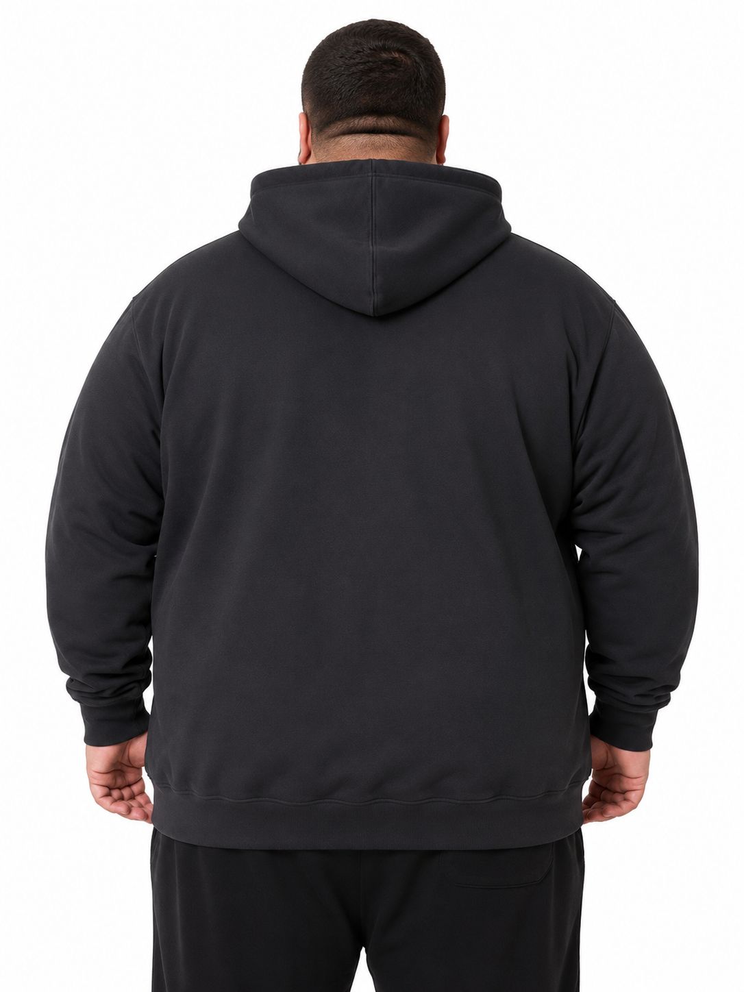 Blusa Moletom Zíper Plus Size Tormenta