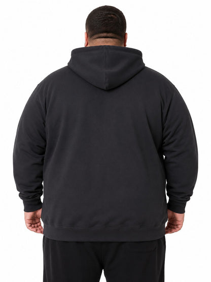 Blusa Moletom Zíper Plus Size Tormenta